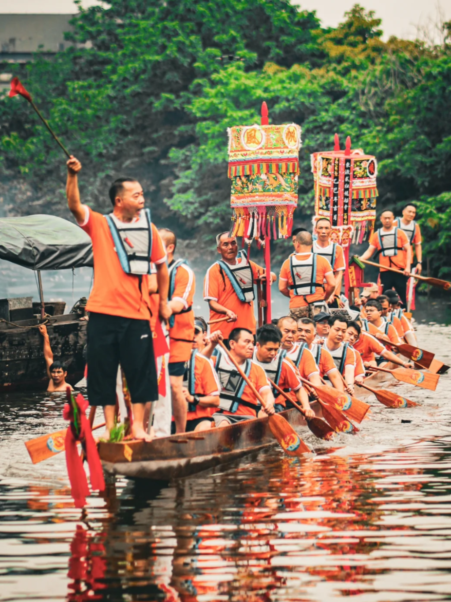 Immersive Dragon Boat Village Experience in Guangzhou: Training, Feast & Zongzi-Making