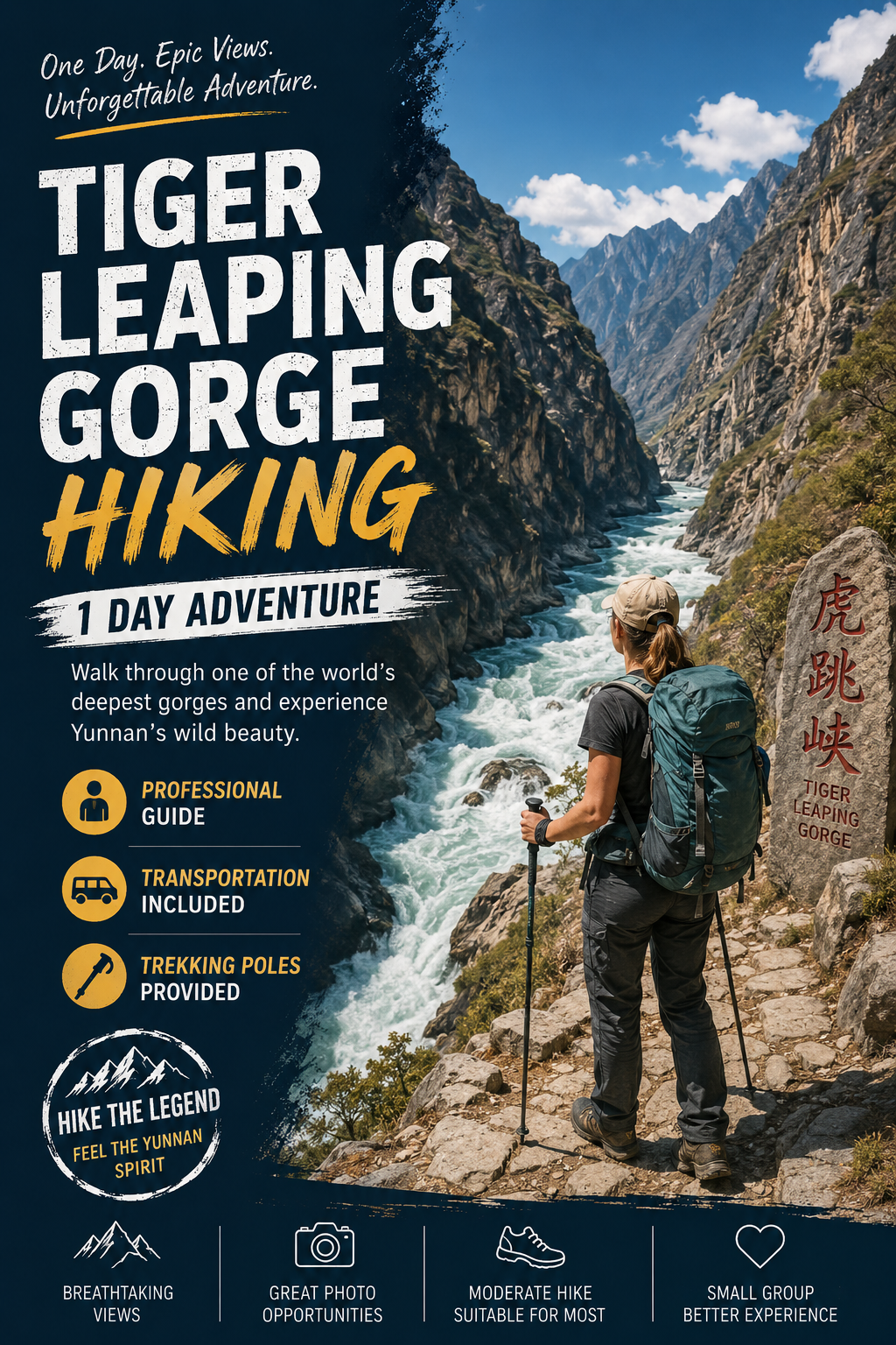 One-Day Tiger Leaping Gorge Hiking Adventure