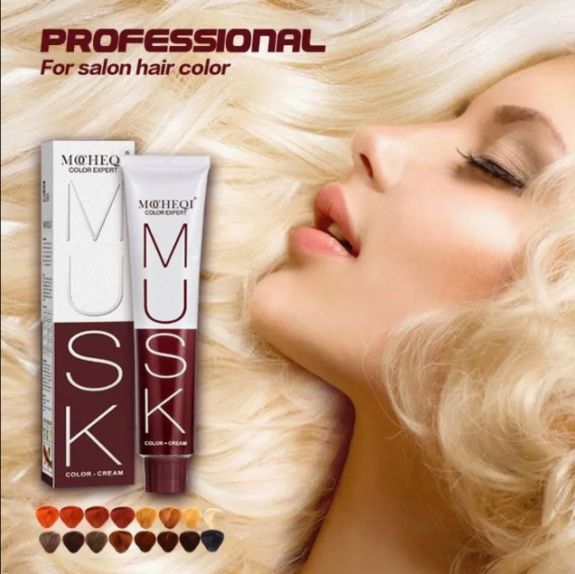 Musk Long-Lasting Professional Hair Color Permanent Hair Dye quality 1