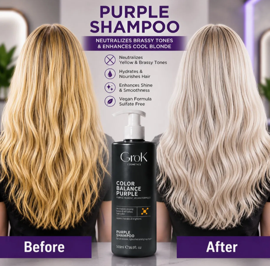 Professional Purple Shampoo Supplier for Blonde Hair Wholesale Beauty Supply Middle East Market quality 2