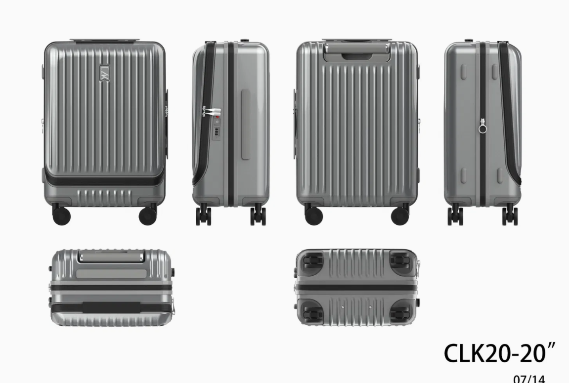Custom Top-Flip Zipper Upright Trolley Bag Joint R&D OEM/ODM Valise Trunk Women PC Luggage Carry on Suitcase Movable Wardrobe quality 2