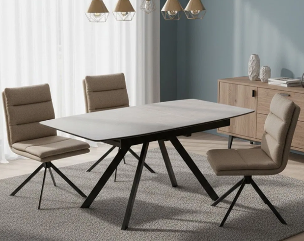 Customized New Foshan Furniture Modern Home Retangular Metal Table with Factory Price