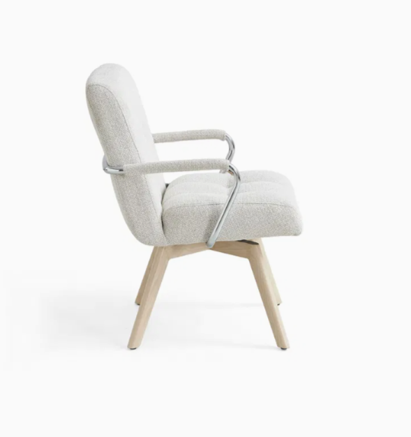 European Style Woody Dining Chair Living Room Sofa Chair Dining Furniture DC25058