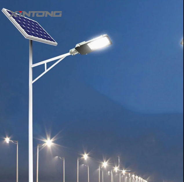 IP65 Waterproof LED Outdoor Road Energy Saving Solar Panel Power Street Light thumbnail 3