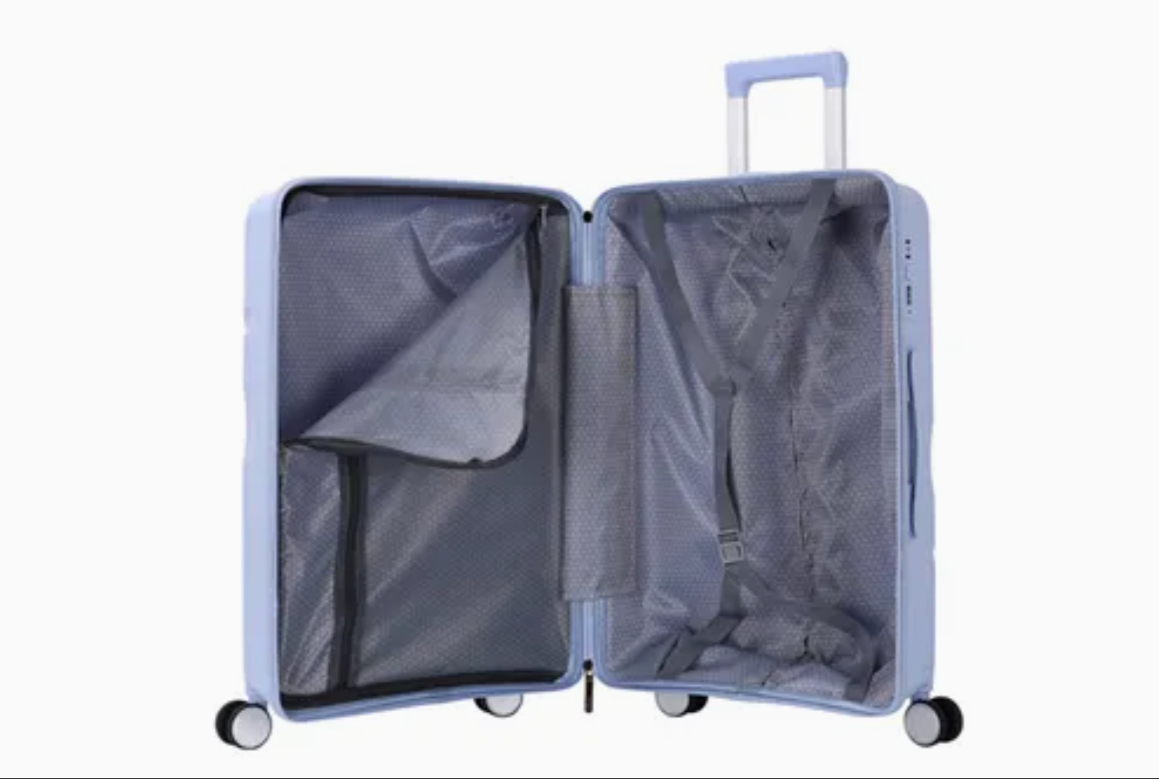 High Quality Solid PP Luggage Durable Trolley Bag Cabin Size Trolley Suitcase (XHPP015) thumbnail 3