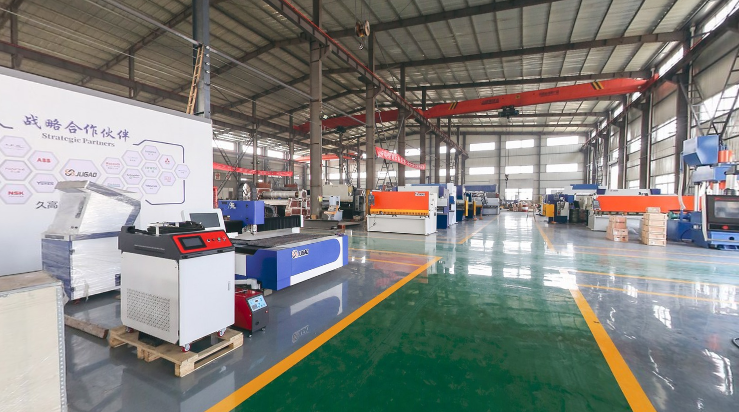 JUGAO CNC MACHINE JIANGSU CO workshop 1