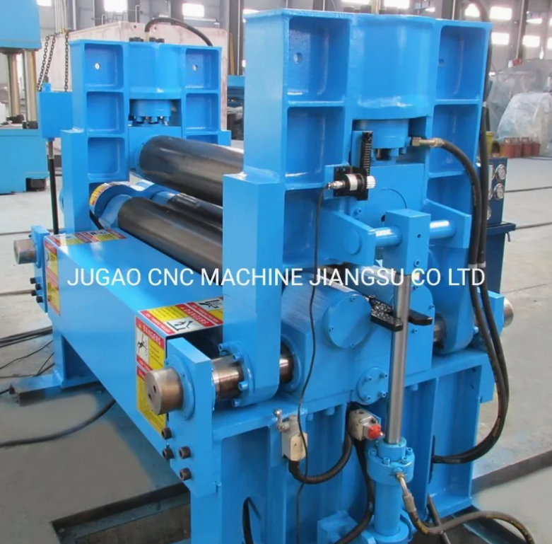 Universal 3 Roller Iron Metal Steel Plate Bending Rolling Machine thumbnail 4