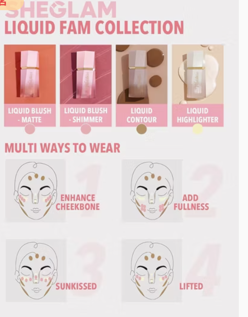 Wholesale matte liquid blush featuring a long-lasting, natural finish and highly pigmented formula; supports OEM/private label face makeup services. thumbnail 5