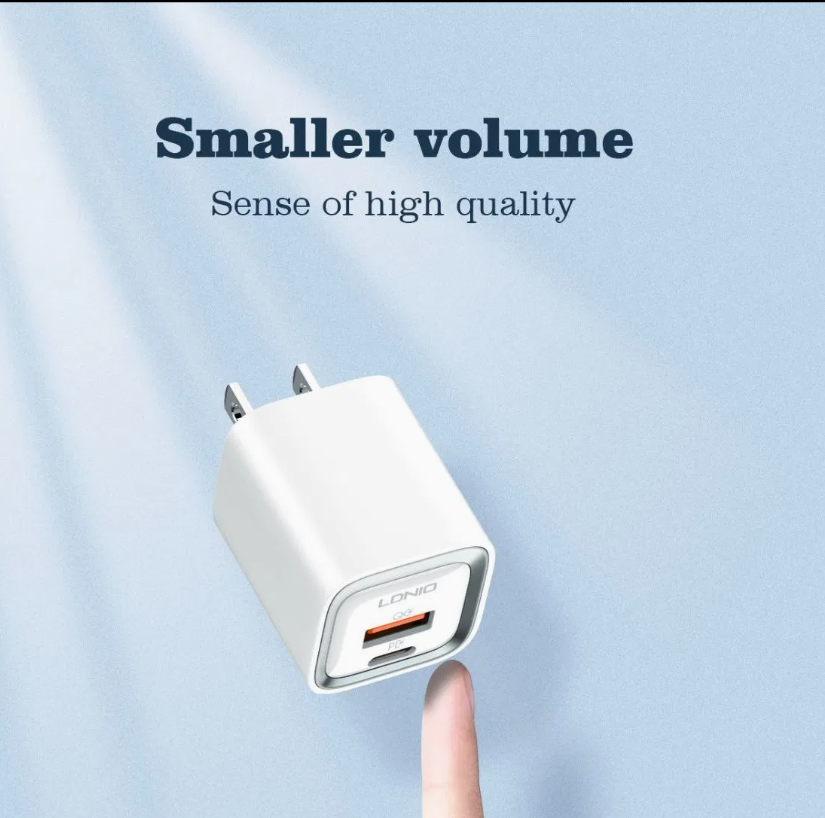 Ldnio A2318c 20W Fast Charging USB-C Dual Port Power Phone Charger thumbnail 2