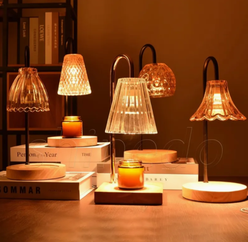 Retro Lantern Wax Candle Melting Warmer Light Glass Aromatherapy Burner Fragrance Electric Candle Warmer Lamp Heater Bedroom thumbnail 2