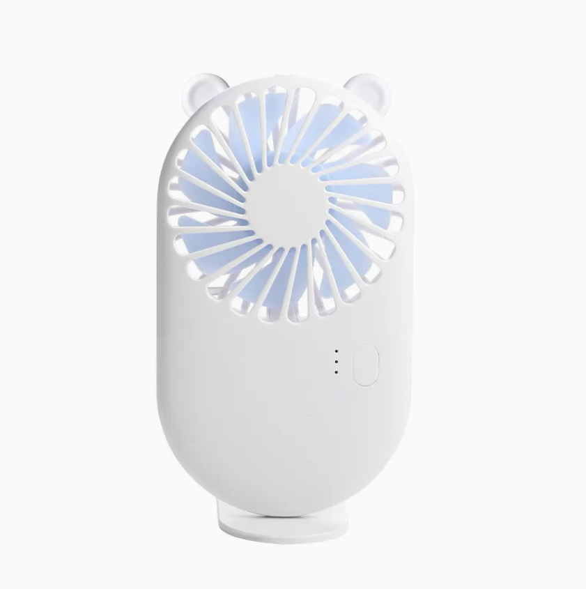 Custom Rechargeable Holder USB Hand Air Conditioner Pocket Battery Portable Mini Fan thumbnail 2