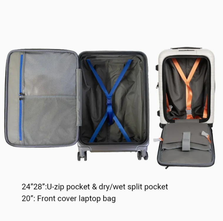 Fashionable Design Carry on Luggage Noble Spinner Suitcases Set Extra Large Suitcase Valise Poussette Fabric+PC Carry-Ons thumbnail 2