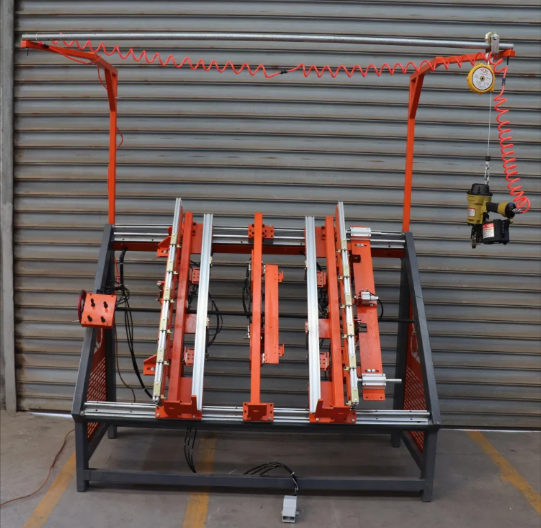 Euro Wood Pallet Machine Manually American Pallet Pneumatic Nailer thumbnail 2