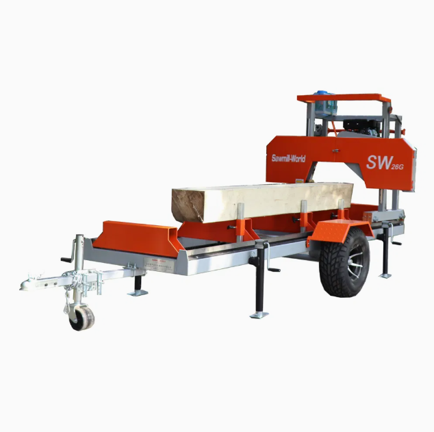 Sawmill World Wood Working Machine Horizontal Band Saw Portable Band Sawmill thumbnail 3