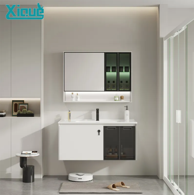 Modern Design Bathroom Vanity Furniture Aluminum Honeycomb Sink Basin Bathroom Cabinet thumbnail 3