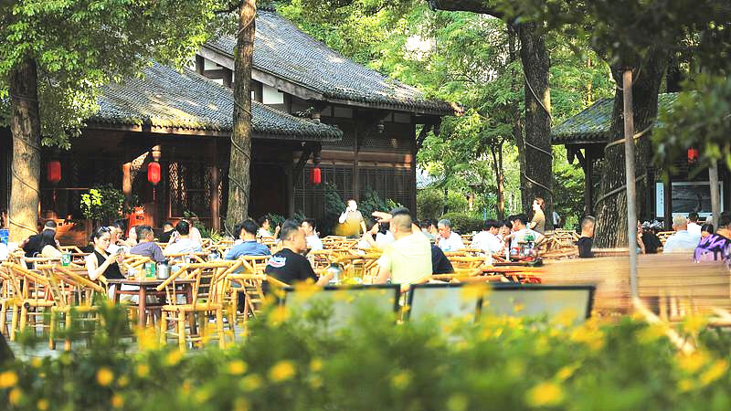 Following the tea and opera, experience a unique Chengdu folk art—Ear Cleaning. Using over ten specialized tools like tuning forks and goose-feather r - 1
